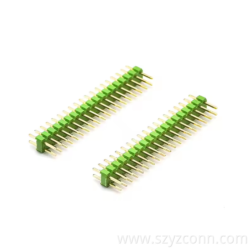 2.0mm Pitch Pin Header Dual Row Straight SQ0.5mm H2.0mm 21P-240P Green (3) 2.0mm Pitch Pin Header Dual Row Straight SQ0.5mm H2.0mm 21P-240P Green (3)